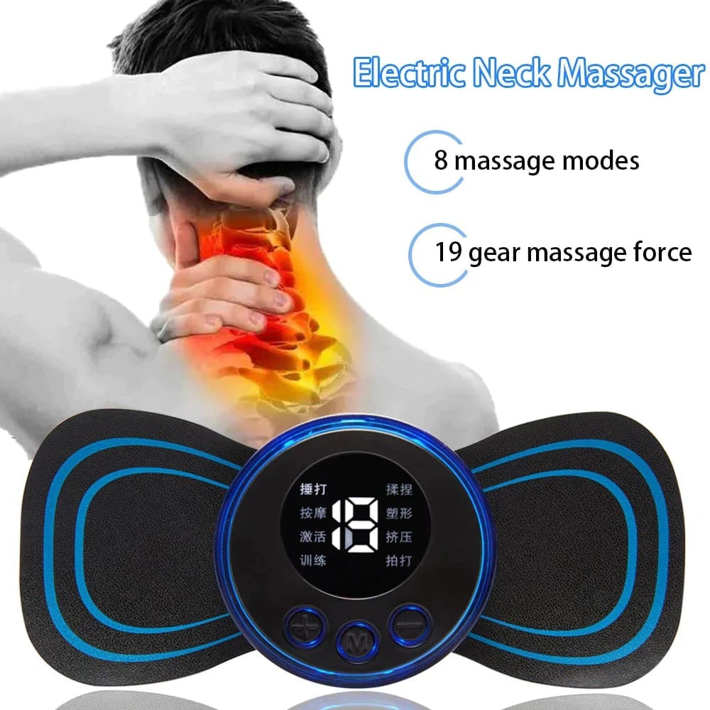 Wireless EMS Mini Body Massager – Rechargeable Muscle Relaxer