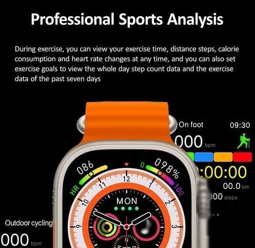 S8 Ultra Bluetooth Smart Watch โ Touch Screen Fitness Tracker with Calling, Health Monitoring & Sports Modes