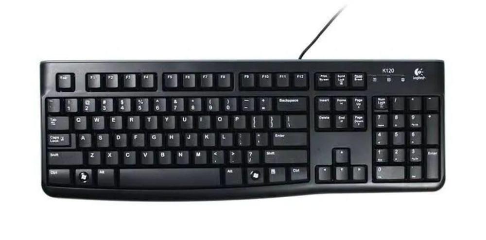 USB Plug-and-Play Wired Keyboard – Comfortable Typing Keyboard for PC & Laptop