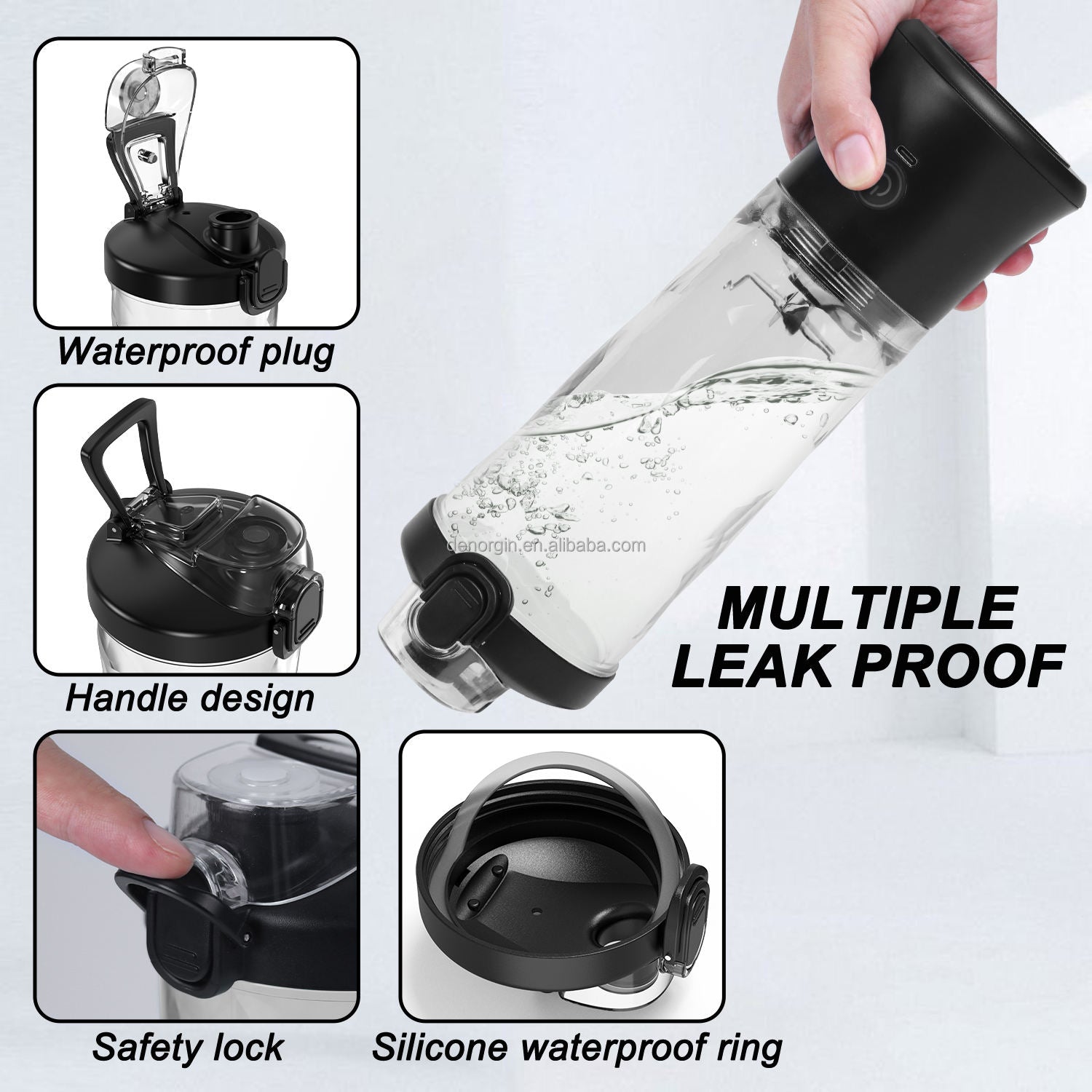 Electric Rechargeable Portable Water Bottle | USB Charging & Smart Hydration