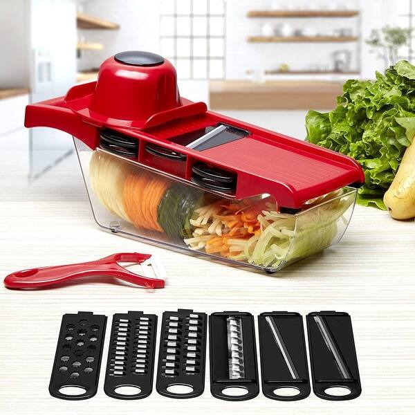 10 in 1 Mandoline Slicer & Vegetable Cutter | Adjustable Kitchen Slicing Tool