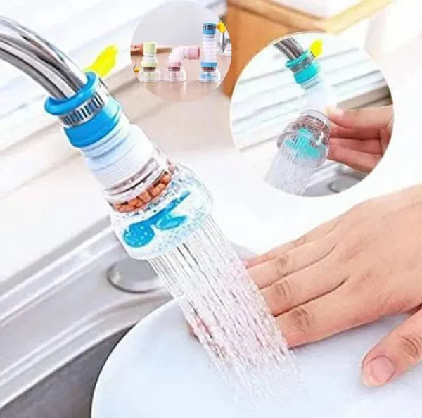 360° Rotatable Kitchen Faucet Water Filter – Adjustable Tap & Shower Accessory