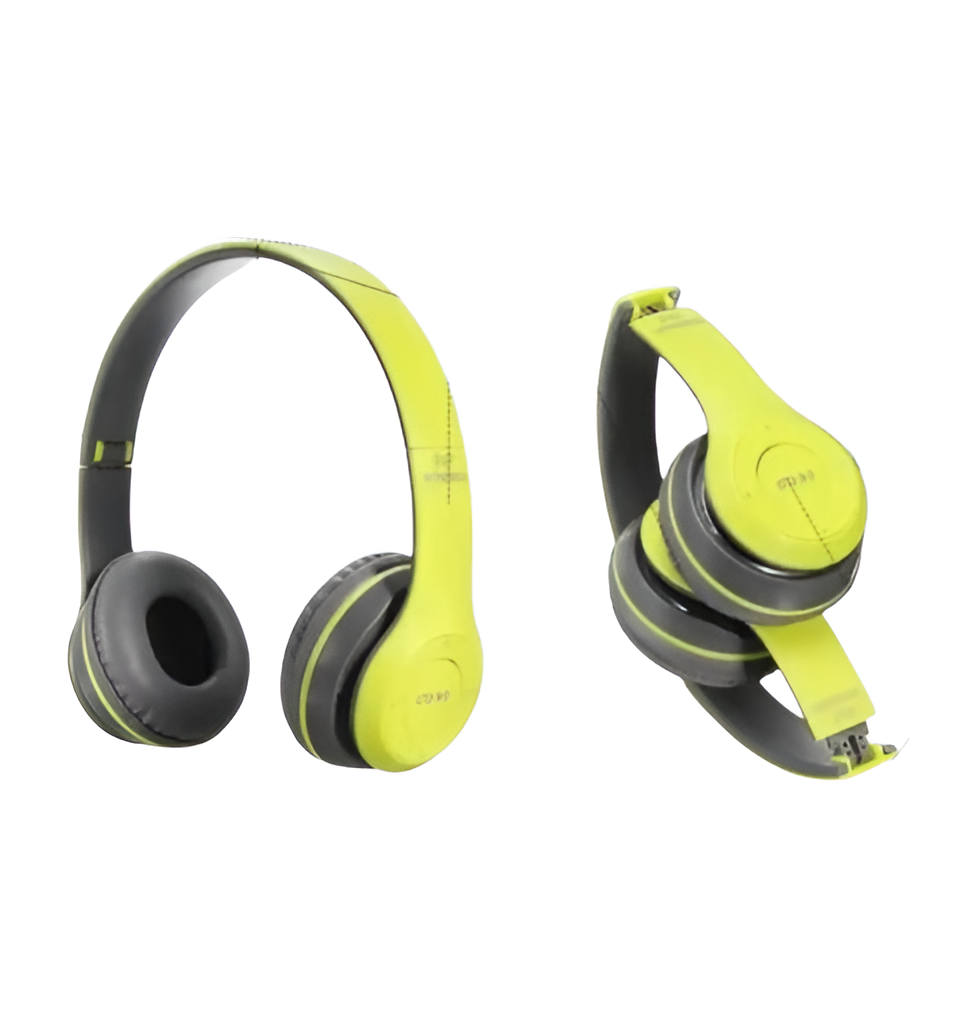 P47 Wireless Bluetooth Headphones โ Ultra Small Gaming Headset with Mic (Random Color)
