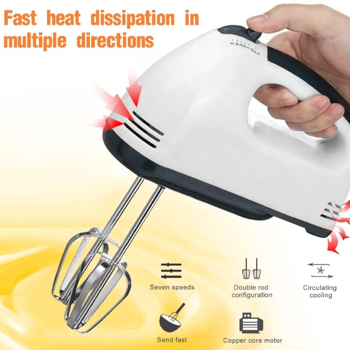 Electric Egg Beater Machine – Powerful Hand Mixer for Cake, Cookies & Baking