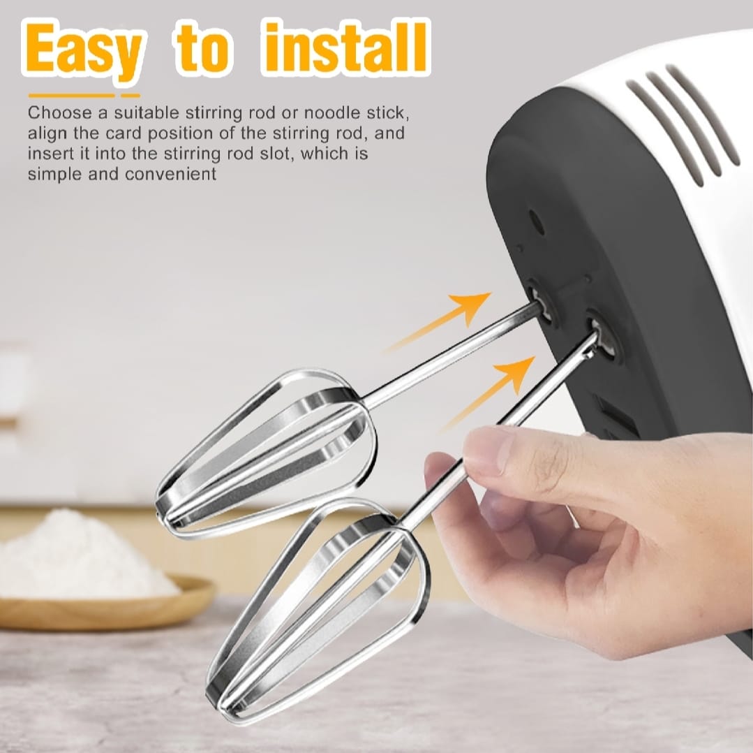 Electric Egg Beater Machine – Powerful Hand Mixer for Cake, Cookies & Baking