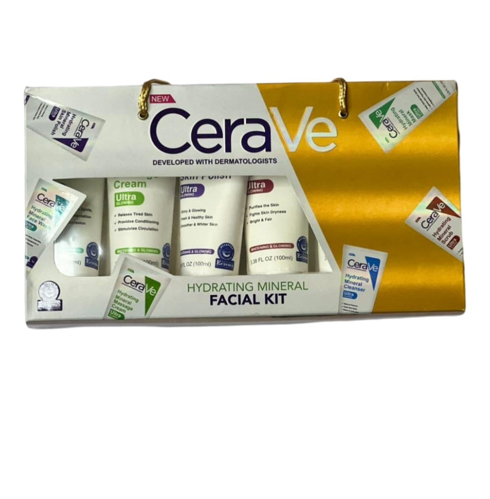 Pack of 06 CeraVe Hydrating Mineral Facial Kit β Best Quality Hydrating Mineral Facial Kit