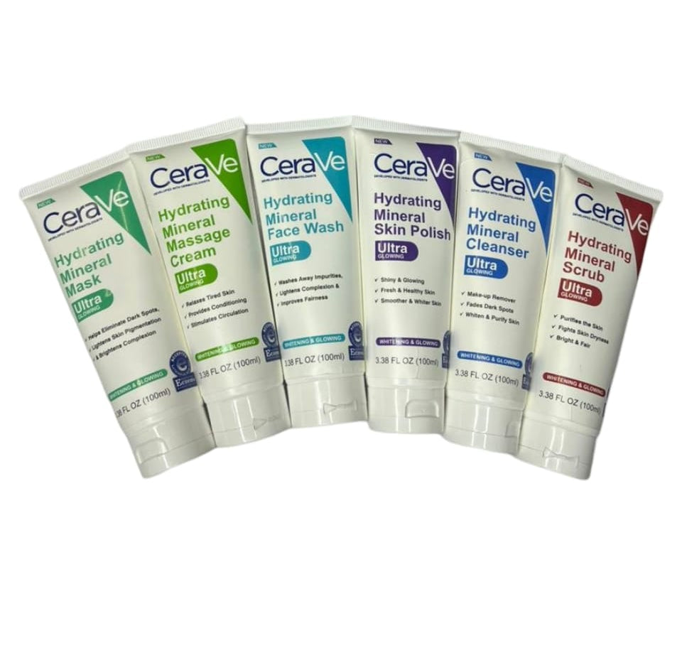 Pack of 06 CeraVe Hydrating Mineral Facial Kit – Best Quality Hydrating Mineral Facial Kit