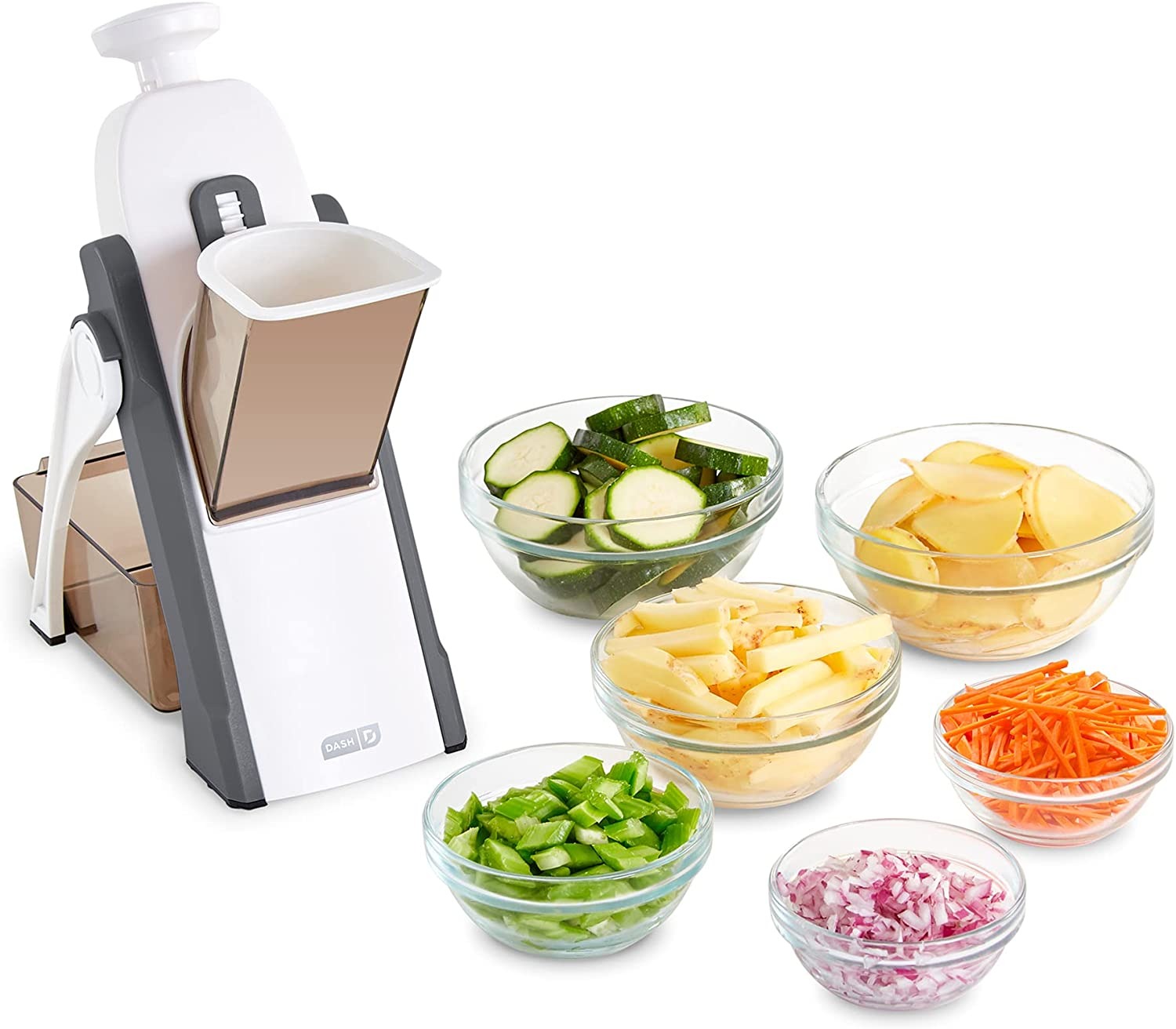 Safe Adjustable Mandoline Slicer – Multi-Purpose Vegetable Cutter, Kitchen Chopper & Manual Grater