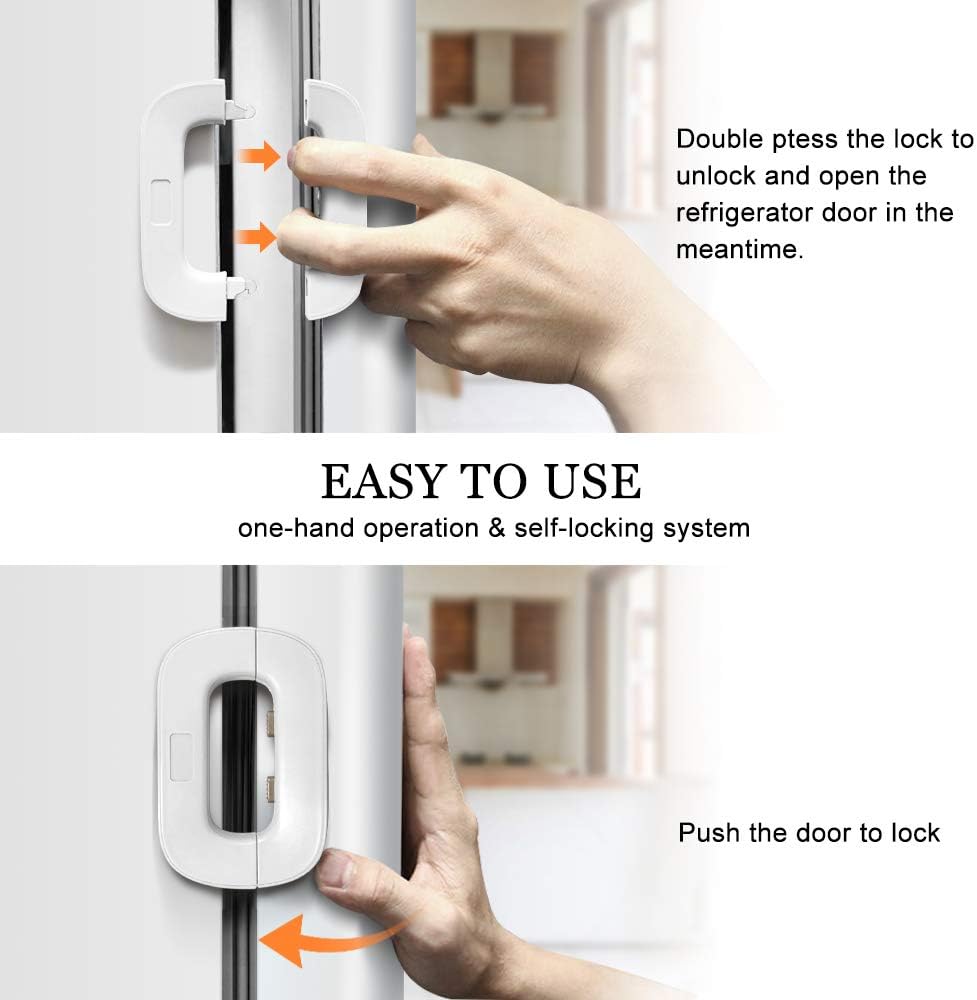 Child Safety Refrigerator Lock – Secure Fridge & Appliance Lock for Kids