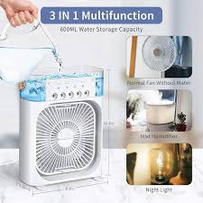 Mini Portable Air Conditioner & AC Fan – Personal Cooling Fan for Office & Room