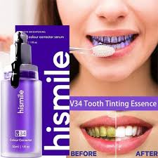 Hismile Purple Teeth Whitening Toothpaste – Instant Color Corrector for Brighter Smile