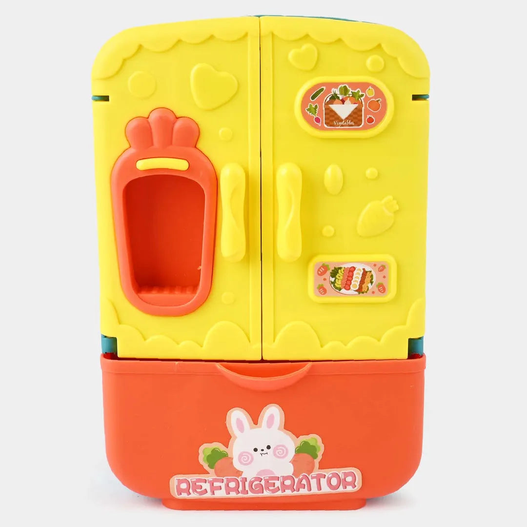 Water Dispenser With Fridge Toy 2 In 1 Food Storage Refrigerator Dispenser Best For Birthday Gift