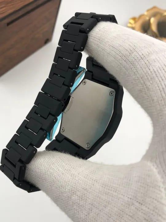 Black Aura Watch β Matte All-Black Arabic Quartz Timepiece for Men & Boys