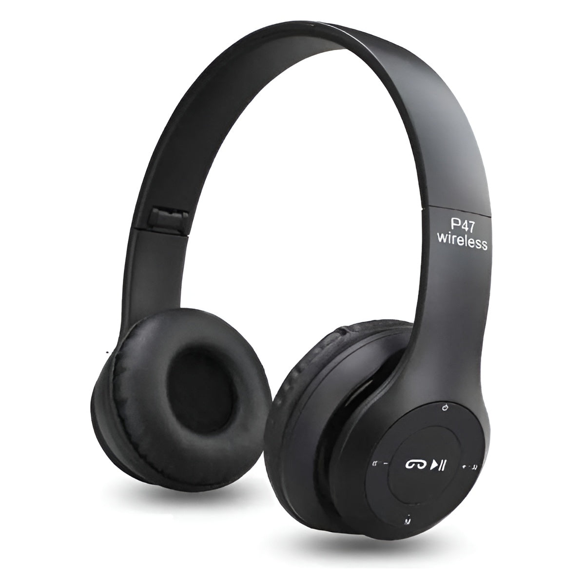 P47 Wireless Bluetooth Headphones โ Ultra Small Gaming Headset with Mic (Random Color)