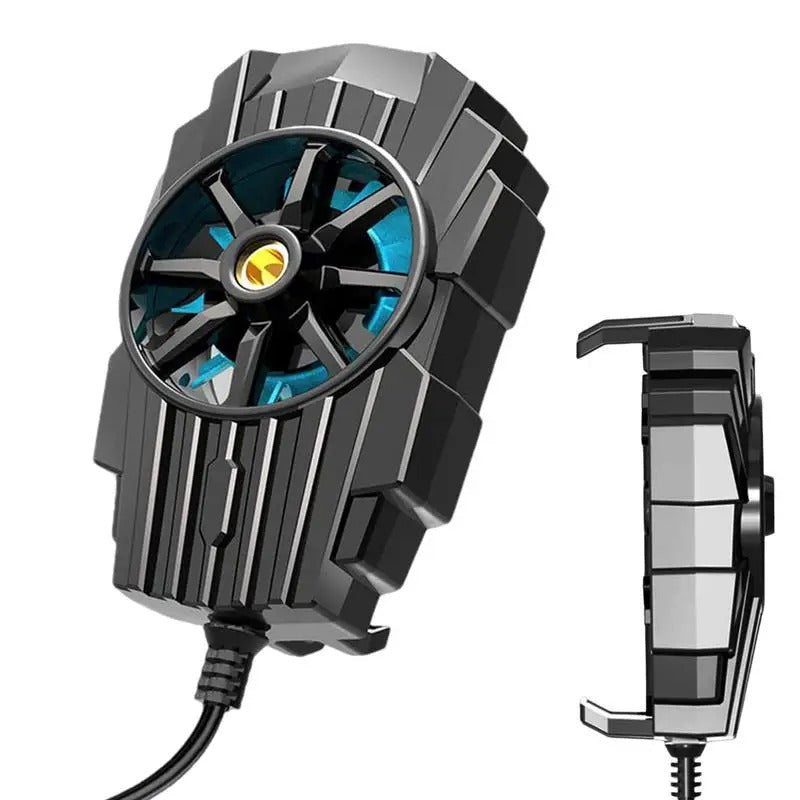 S-72 Portable Mobile Phone Cooling Fan with LED Light | USB Mini Fan for Smartphones