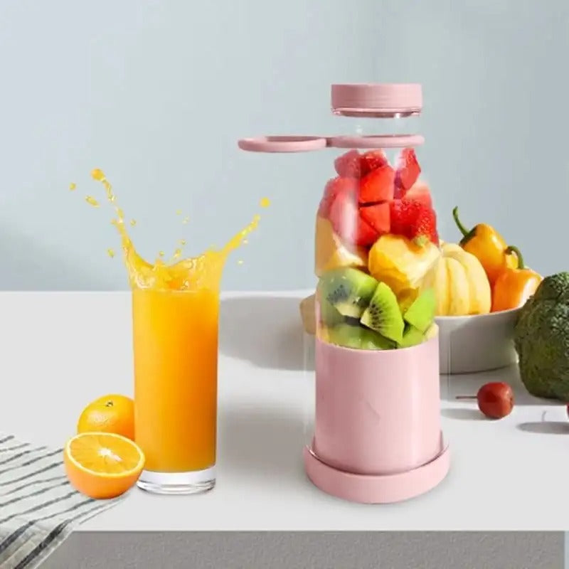 Mini Electric Juicer – Portable USB Rechargeable Juice Blender