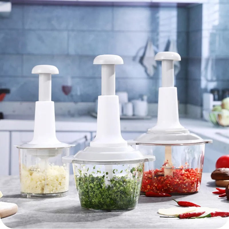 Manual Hand Food Chopper – Multi-Purpose Vegetable, Onion & Fruit Cutter