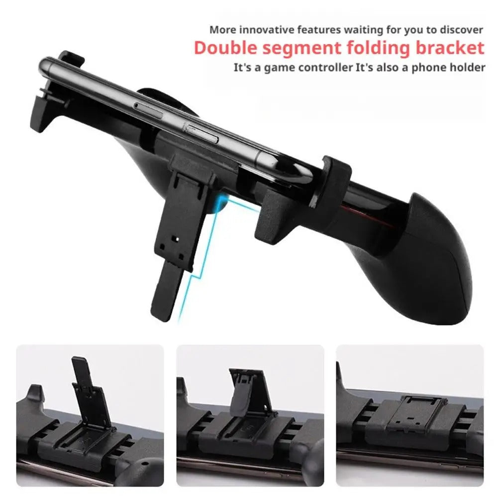 5 In 1 Mobile Phone Gaming Joystick Controller for PUBG & Free Fire