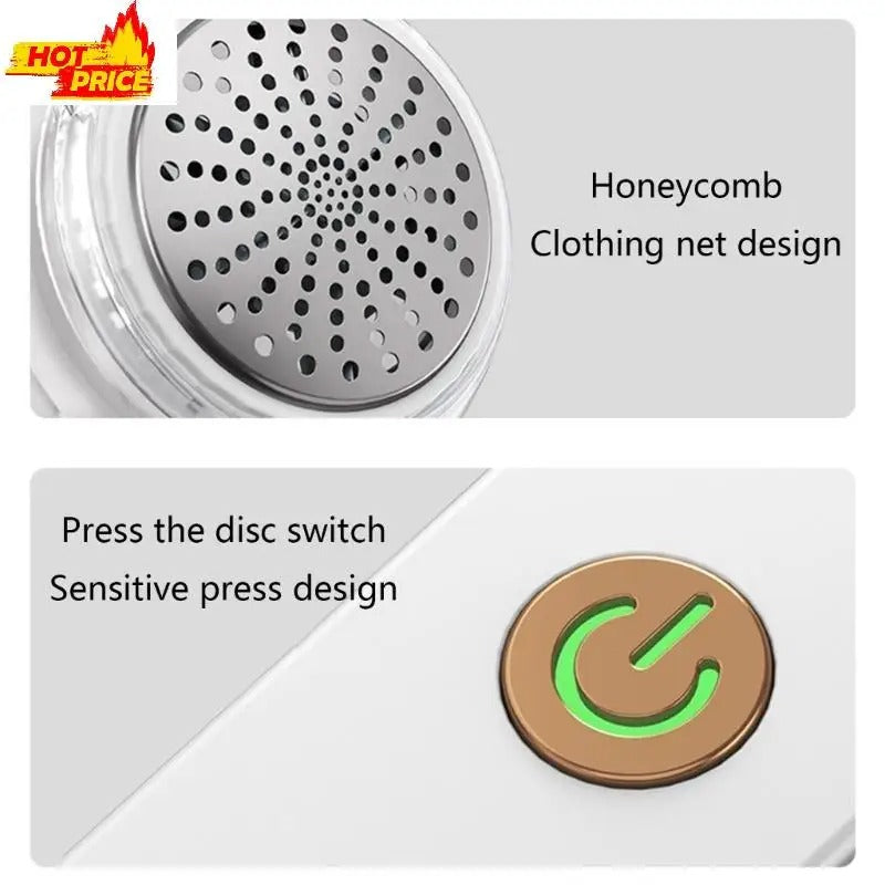 Electric Lint Remover & Sweater Shaver | Rechargeable Fuzz Remover for Clothing Care