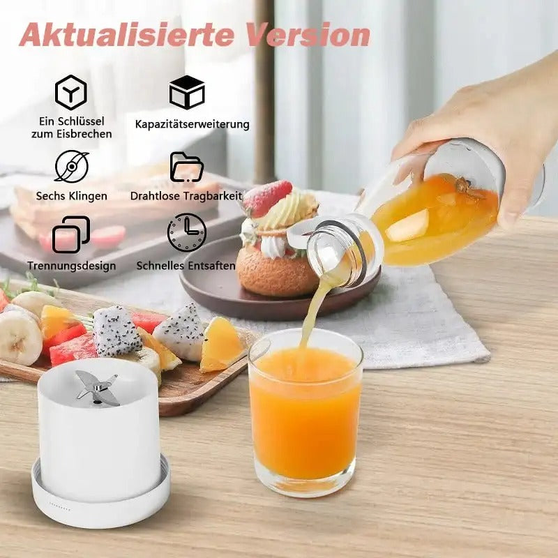 Mini Electric Juicer – Portable USB Rechargeable Juice Blender