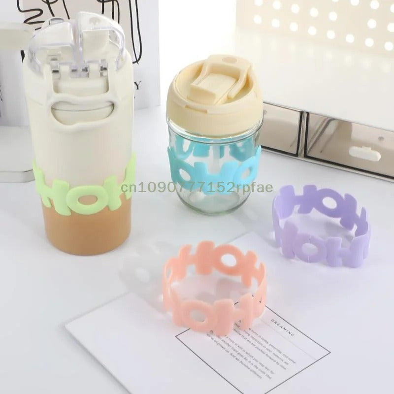 Imported Cute Girl Transparent Glass – Heat Resistant Coffee & Tea Cup