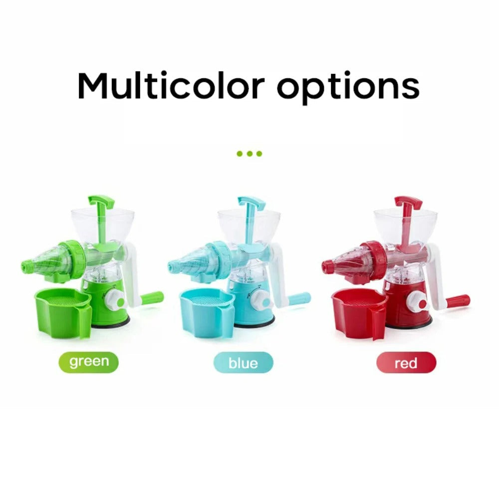 Mini Hand Manual Multi-Function Juicer | Portable Fruit & Vegetable Juice Maker