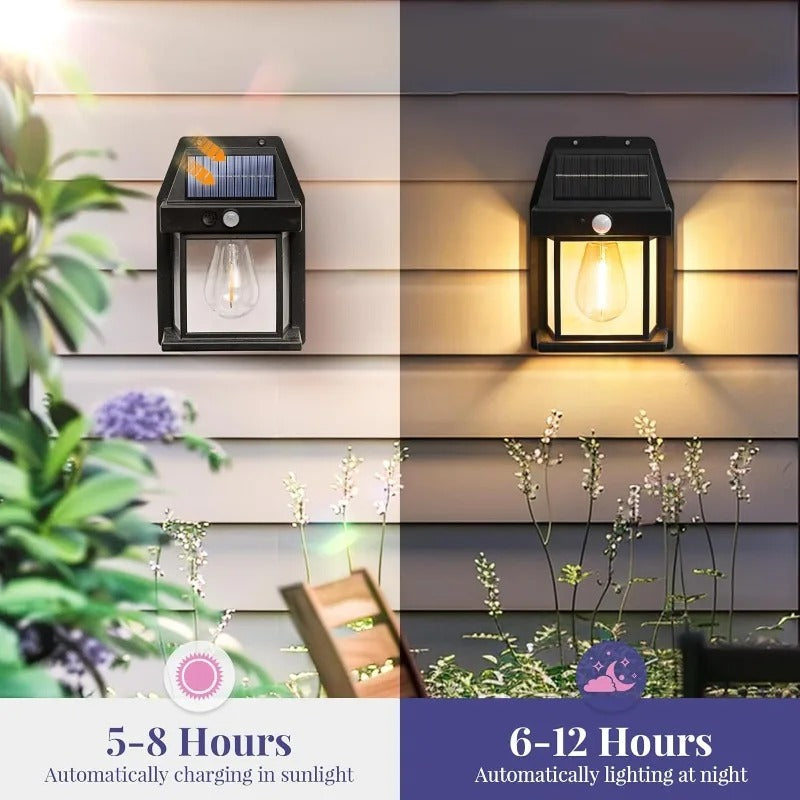 CALLISTA LED Solar Wall Lamp β Outdoor Waterproof Up & Down Light for Garden, Stairs & Fence