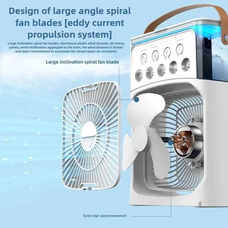 Mini Portable Air Conditioner & AC Fan – Personal Cooling Fan for Office & Room