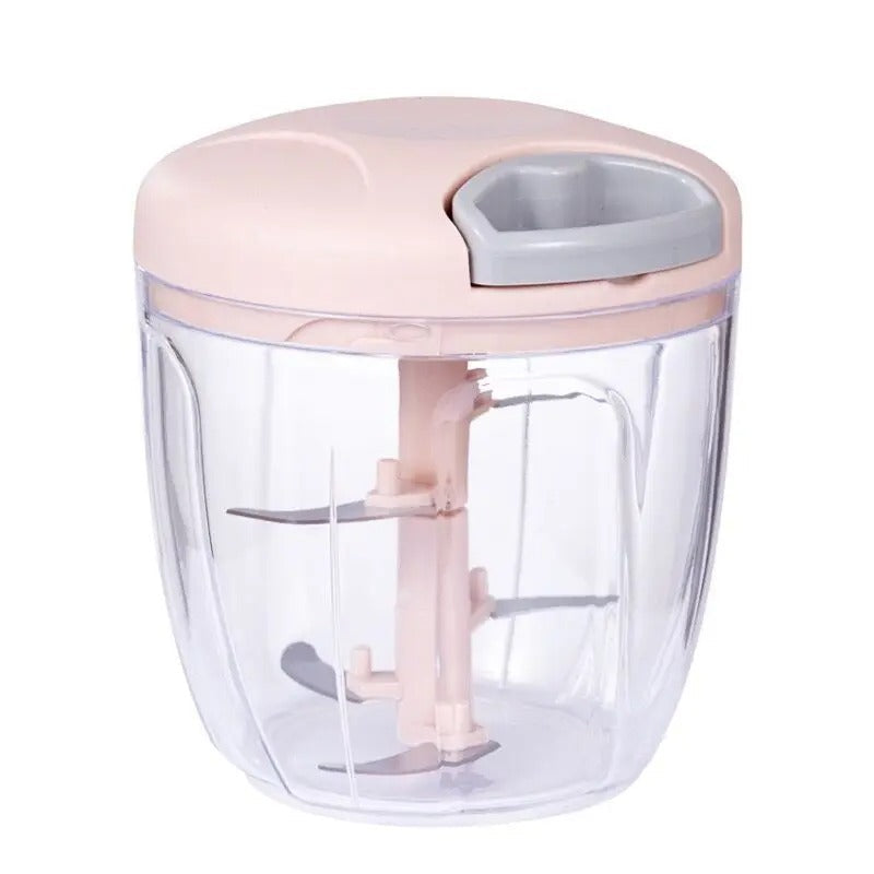 Mini Speedy Manual Chopper – Hand Press Vegetable & Onion Cutter