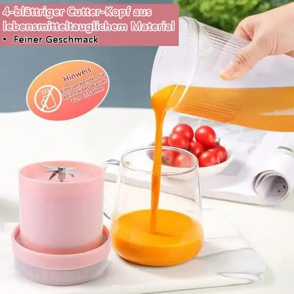 Mini Electric Juicer – Portable USB Rechargeable Juice Blender