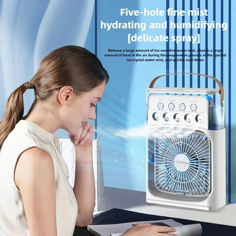 Mini Portable Air Conditioner & AC Fan – Personal Cooling Fan for Office & Room
