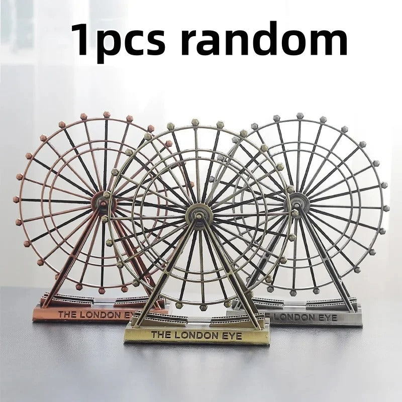 Hot Sell London Eye Metal Décor – European Style Iron Decorative Showpiece for Home & Office