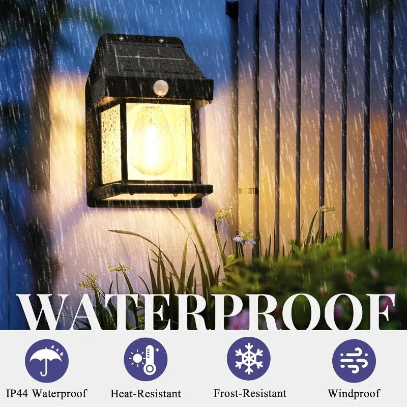 CALLISTA LED Solar Wall Lamp – Outdoor Waterproof Up & Down Light for Garden, Stairs & Fence